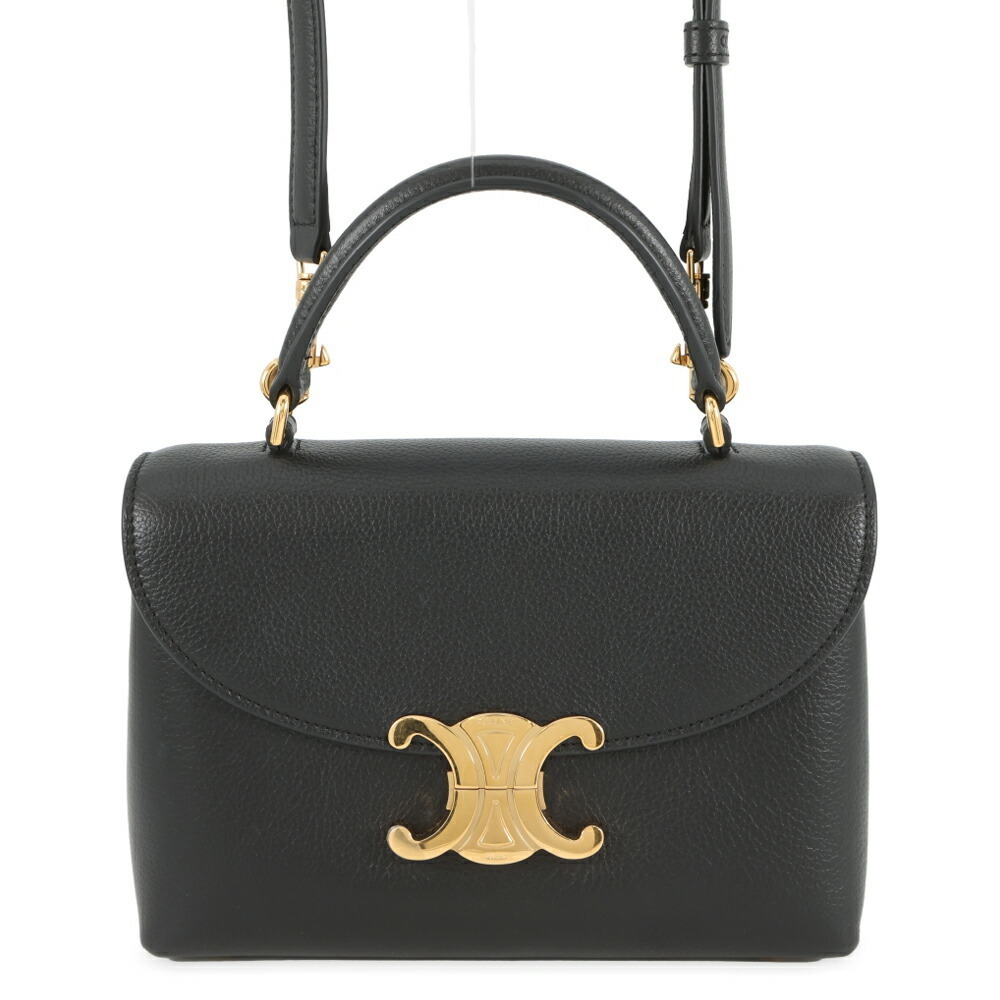 Celine Teen Nino handbag calf leather black bag